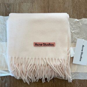 Acne Studios Blush Fringe scarf